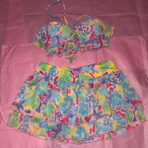 *3 for $5* Colorful Push-up Bikini 2 piece Set: top and skirt cover, NO BOTTOMS
